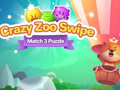 Igra Crazy Zoo Swipe Match 3 Puzzle